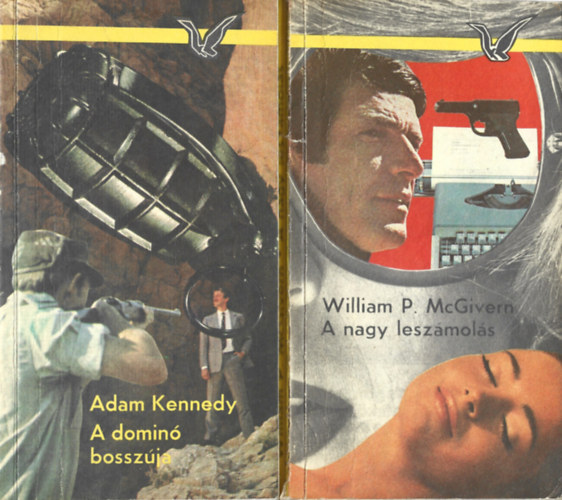 2 db Abatrosz Knyvek, Adam Kennedy: A domin bosszja, William P. McGivern: A nagy leszmols