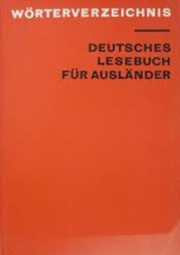 Deutsches Lesebuch f�r Auslander