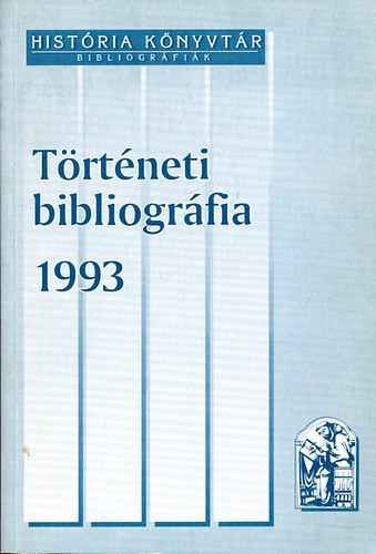 Trtneti bibliogrfia, 1993 (Histria Knyvtr, Bibliogrfik 4.)
