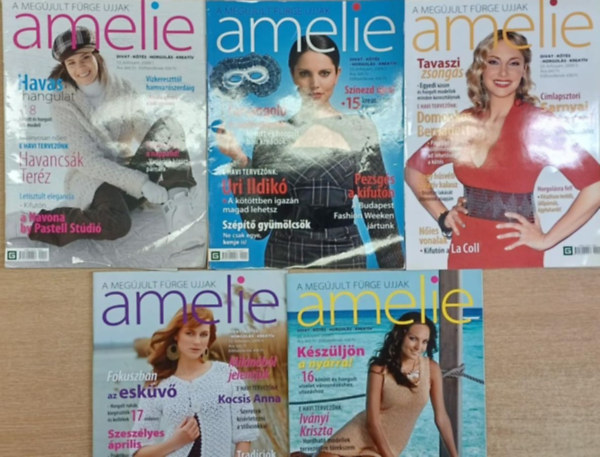 Tiszttart Johanna  (fszerk.) - A megjult Frge Ujjak - Amelie (5 szm): 2009/1-5. szmok