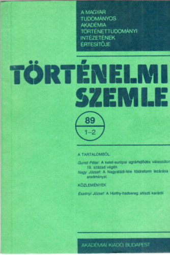 Trtnelmi szemle 1989/1-2