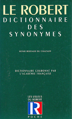 Le Robert Dictionnaire des synonymes