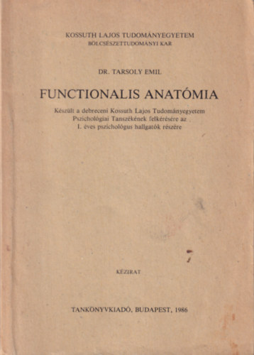 Functionalis anat�mia