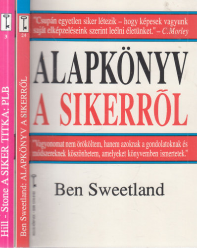 2 db. Kulcs knyvek (Alapknyv a sikerrl + A siker titka: Pozitv lelki belltottsg)