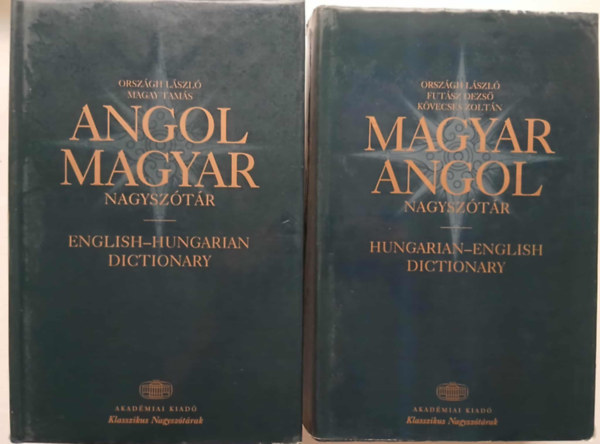 Angol-magyar �s Magyar-angol Nagysz�t�r