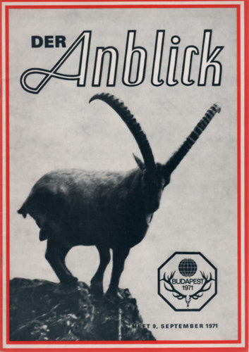 Dr. Heribert Horneck  (Hauptschriftleitung) - Der Anblick - September 1971 (26. Jahrgang Heft 9)