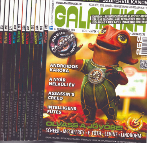 Galaktika 2012. XXXIII. teljes vfolyam (262.-273.)