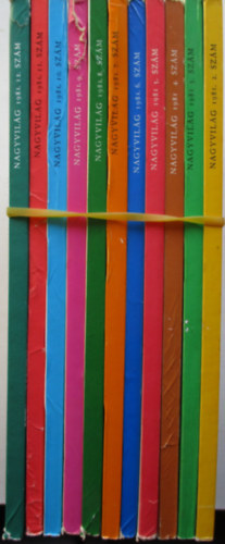 Nagy vil�g vil�girodalmi foly�irat 1981/11 db (1db hi�nyzik)