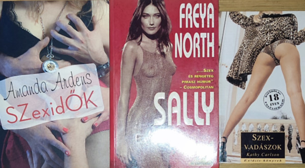 3db erotikus tartalm regny - Kathy Carlson-Szexvadszok, Freya North-Sally, Amanda Ardens-Szexidk