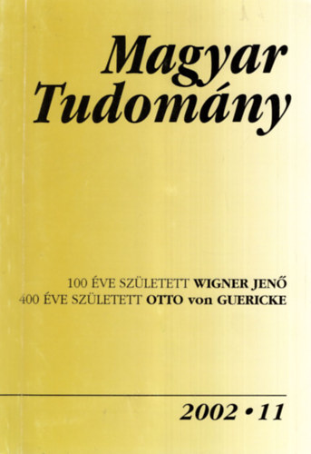 Elek Lszl Csnyi Vilmos - Magyar  Tudomny 2002/11