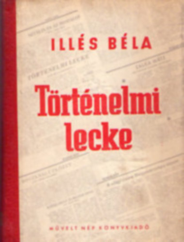 Ill�s B�la - T�rt�nelmi lecke