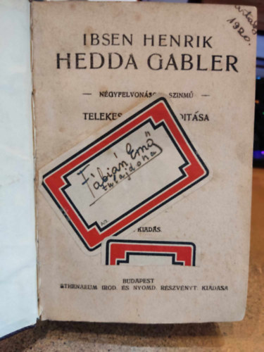 Tbb m, egybektve: Hedda Gabler + A Polyp + Mjusi fagy