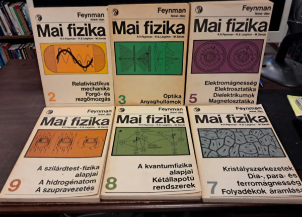 6 db m a Mai fizika sorozatbl KNYVMENT AJNLAT: 2.(Relativisztikus mechanika Forg- s rezgmozgs)+3.(Optika, Anyaghullmok)+