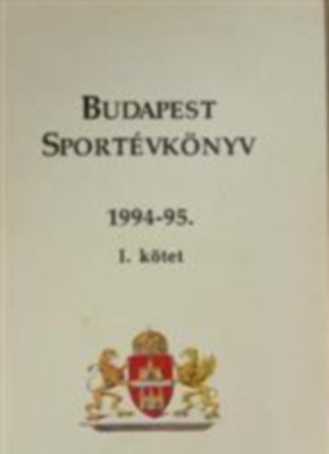 Budapest sportvknyv  1994 - 1995 I-II.