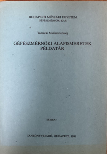 G�p�szm�rn�ki alapismeretek - P�ldat�r