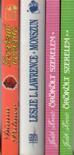 Leslie L. Lawrence, Judith Krantz Diana Palmer - 3 romantikus regny ( 4 ktetben ) rklt szerelem I-II. + Monszun + Sivatagi romnc