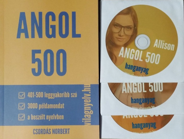 Csords Norbert - Angol 500 (401-500) + Hanganyag (3 CD)