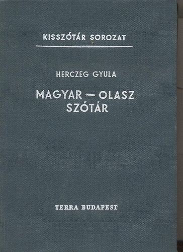 Magyar-Olasz sz�t�r