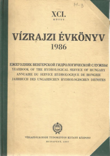 Vzrajzi vknyv 1986 (XCI. ktet)