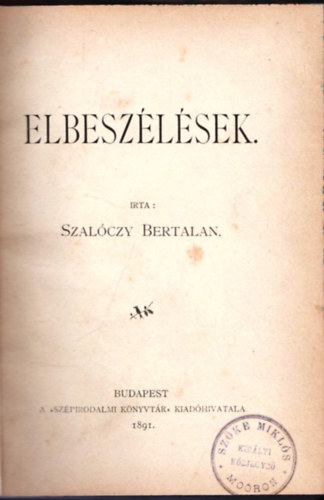 Elbeszlsek