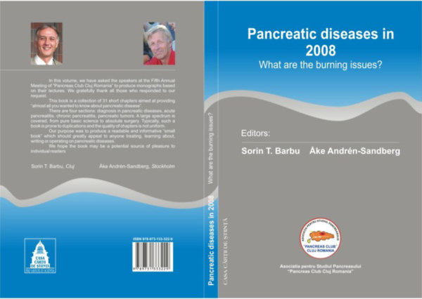 Barbu Sorin T. Andren-Sandberg Ake - Pancreatic diseases in 2008 What are the burning issues? (Hasny�lmirigy-betegs�gek)
