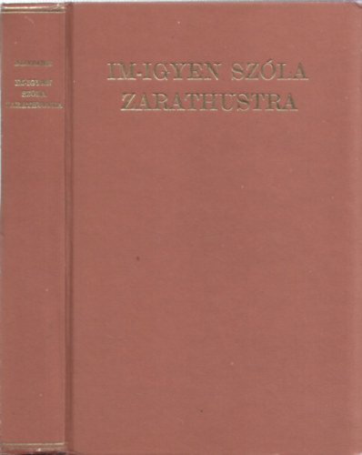 Im-igyen szla Zarathustra - Ksrfzettel