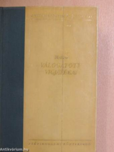 Moli�re - Moli�re v�logatott v�gj�t�kai I-II.