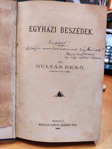 Gulyás Benő - Egyházi beszédek I-II.