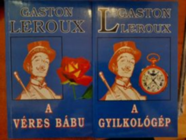 2 db Gaston Leroux knyv: A gyilkolgp + A vres bbu