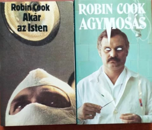 2 db Robin Cook knyv: Agymoss + Akr az Isten