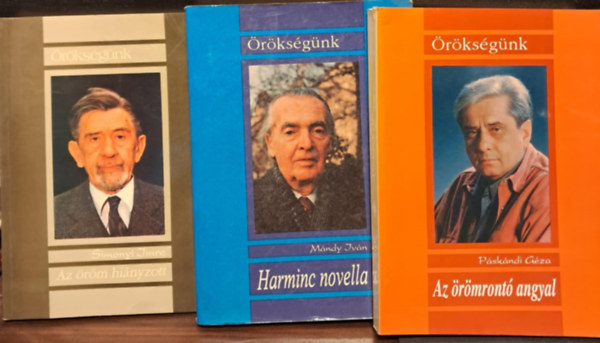 3 db az rksgnk sorozatbl KNYVMENT AJNLAT: Az rmront angyal+Az rm hinyzott+Harminc novella