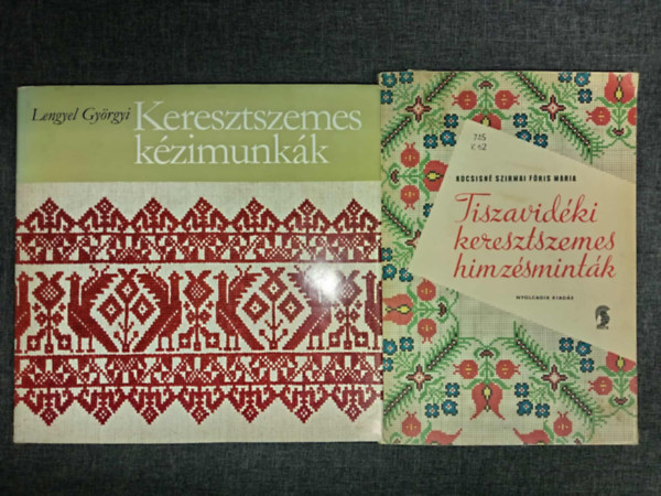 Keresztszemes kzimunkk + Tiszavidki keresztszemes hmzsmintk (2m)