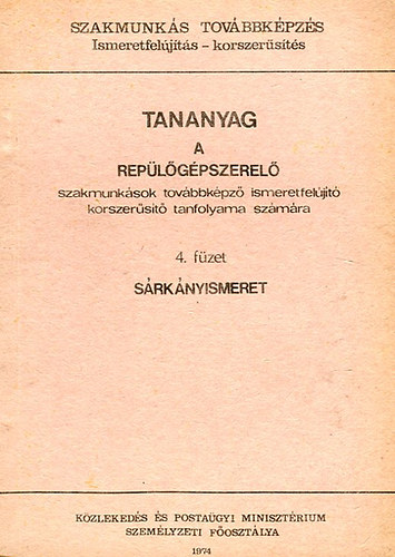 S�rk�nyismeret 4. f�zet