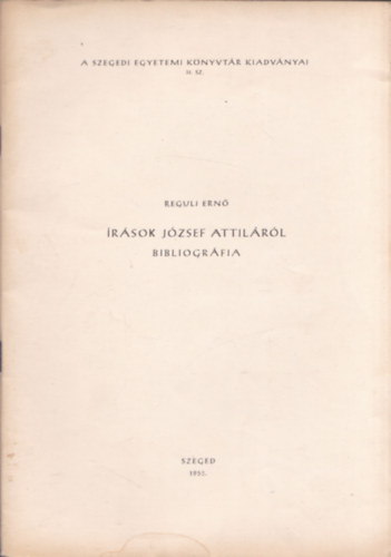 rsok Jzsef Attilrl-Bibliogrfia