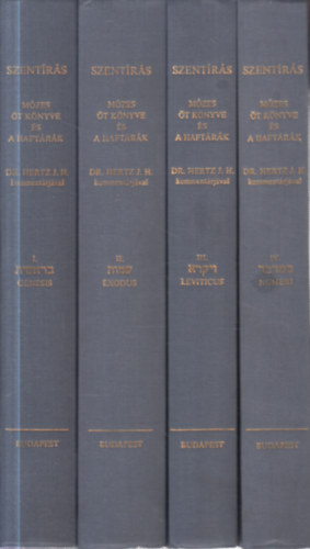 Szentrs - Mzes t knyve s a Haftrk I-IV. (Reprint)- hiny: V. ktet