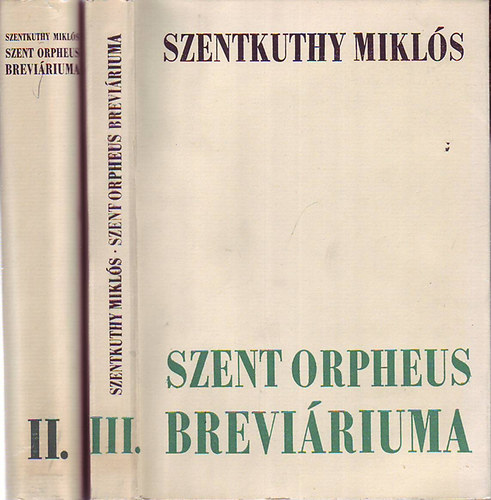 Szent orpheus breviriuma II-III. (tredk k.)