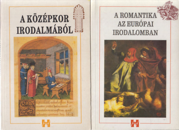 Kelemen Hajna  (szerk.) - 2 db irodalomtrtnet knyv: A romantika az eurpai irodalomban (Szveggyjtemny) + A kzpkor irodalmbl