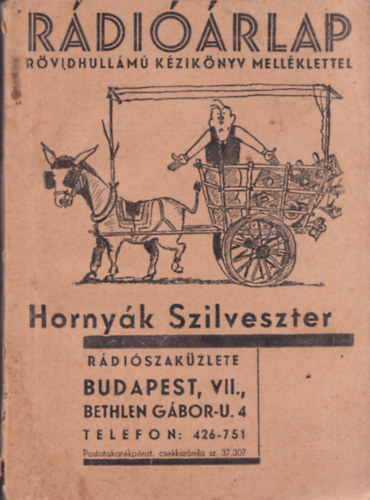 Hornyk Szilveszter - Rdirlap- Rvidhullm kziknyv mellklettel