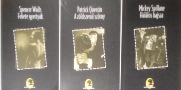 Quentin Patrick, Mickey Spillane Spencer Walls - 3 db.a  Klasszikus Detektvregny sorozatbl