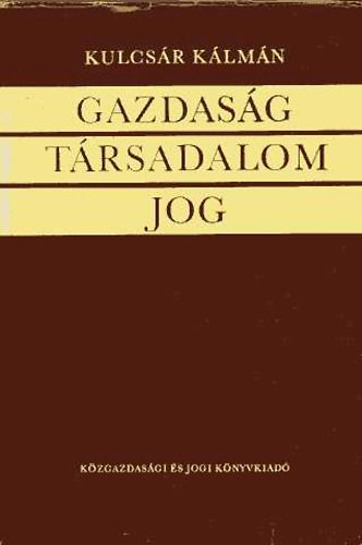 Gazdasg, trsadalom, jog