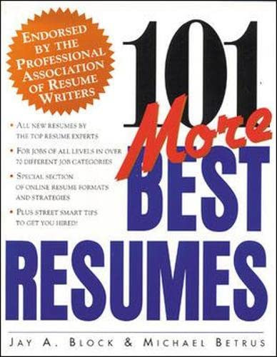 101 More Best Resumes - 101 nletrajz - angol nyelv