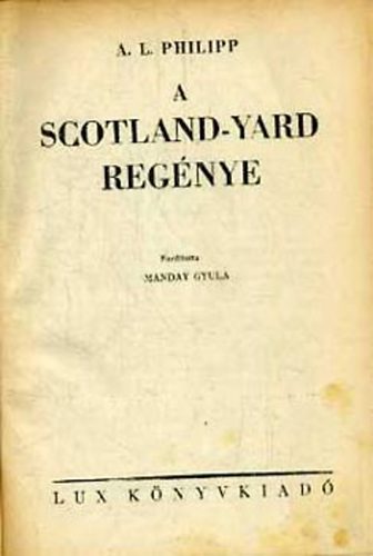 A Scotland-Yard regnye