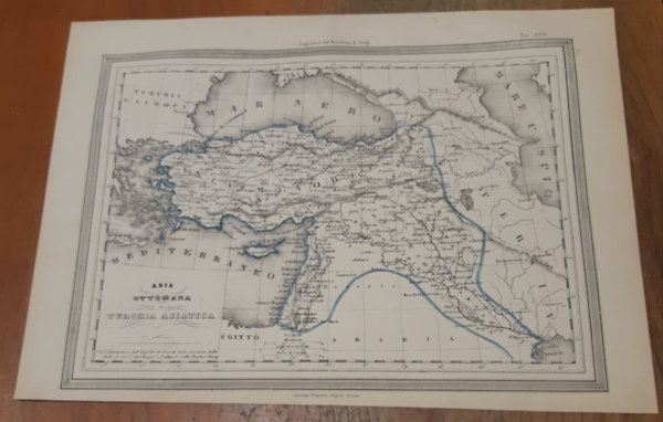 Asia Ottomana Turrchia Asiatica /�zsiai T�r�korsz�g t�rk�p/