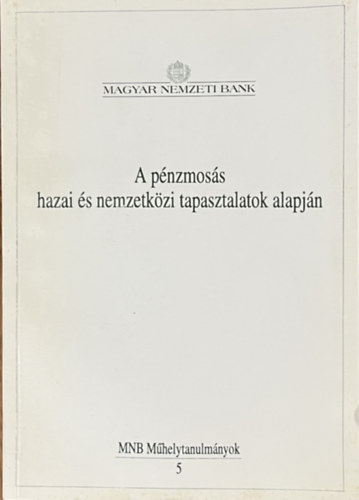 Fejes Eleonra - A pnzmoss hazai s nemzetkzi tapasztalatok alapjn