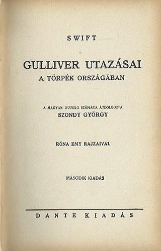 Gulliver utazsai a trpk orszgban (Rna Emy rajzaival)