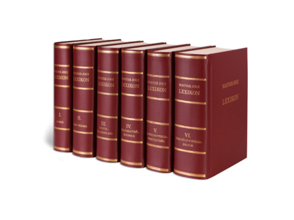 Magyar jogi lexikon I-VI. (teljes sorozat)- facsimile-kiad�s