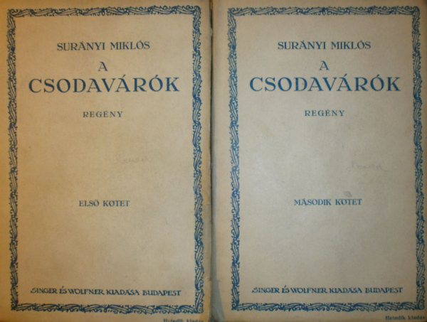Surnyi Mikls - A csodavrk I-II.