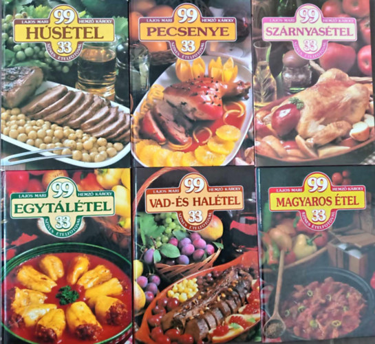 (6db) 99 tel 33 sznes telfotval knyvcsomag - Hsimdk vlogats: Hstel / Pecsenye / Szrnyastel / Egytltel / Vad- s haltel / Magyaros tel