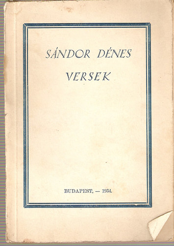 Versek (Sndor Dnes)