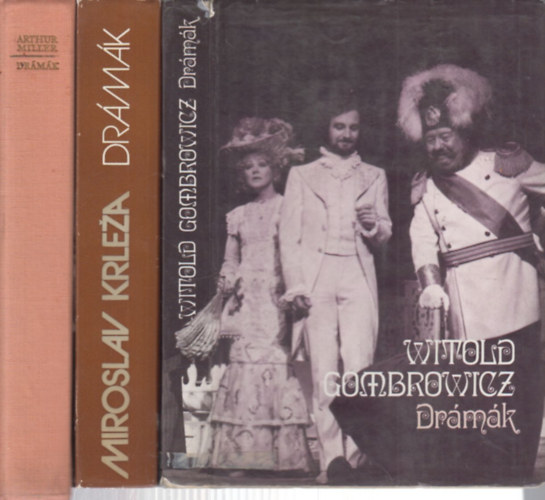 Miroslav Krleza, Arthur Miller Witold Gombrowicz - 3 db. Drmk ktet
